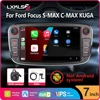포드 포커스 S-MAX C-MAX 쿠가용 자동차 라디오, 무선 카플레이, 안드로이드 오토, 7 인치 IPS 터치 스크린, DAB + AHD 후면보기 카메라 1