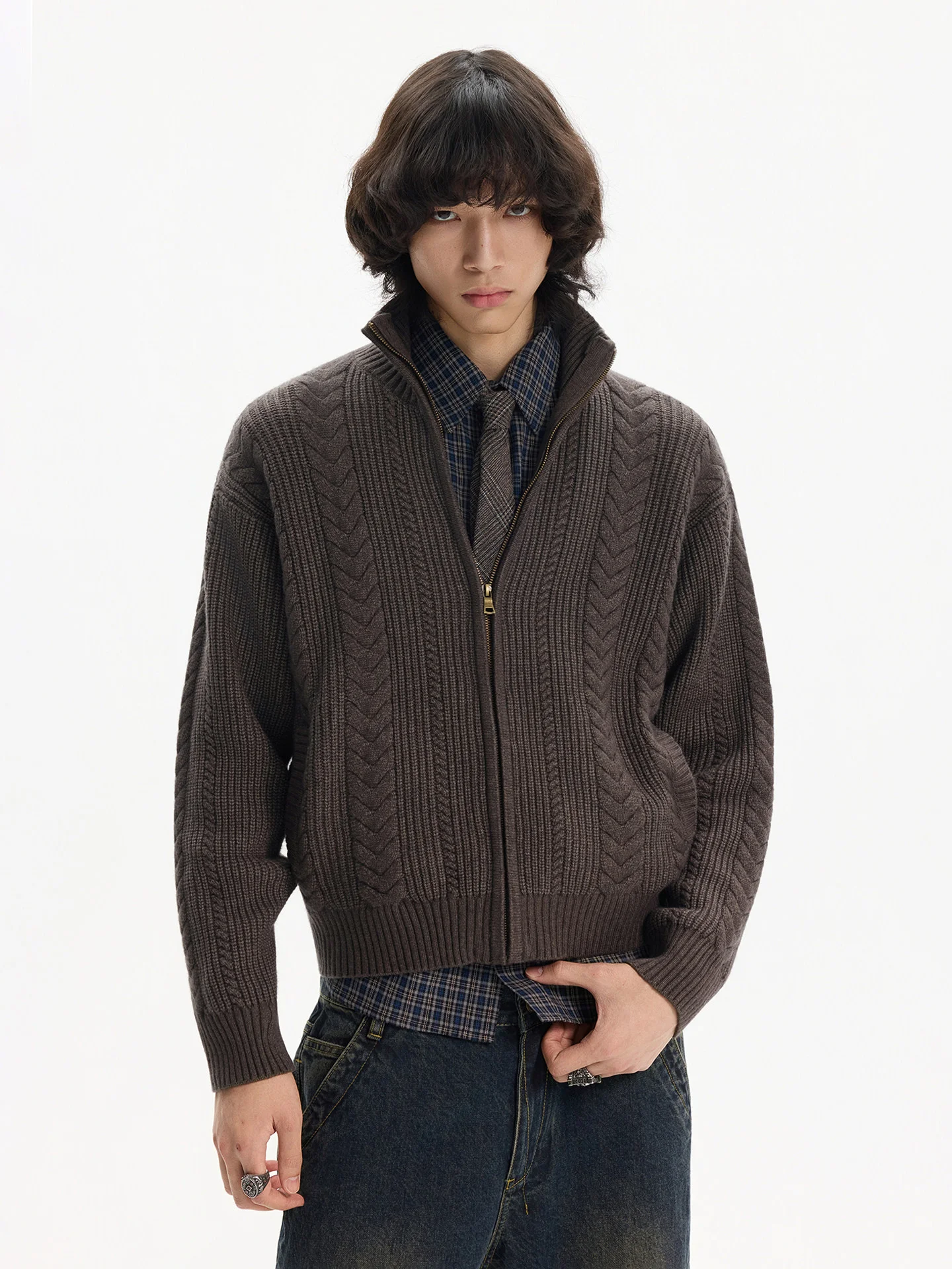 

Fur Collar Pullovers Cashmere Mens Friend Team Group Club Fashion Male Casual Comfortable Printed Logo Graphic Design Cool Woole