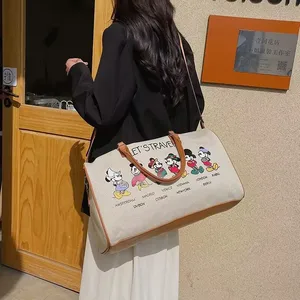 Disney Luxury Brand Travent Bag Mickey Zeichnungen Gepäck Leinwandtasche große Kapazitätstasche Ladies Aktien Lagerbestand 8 Hauptverkaufs -Stoffreisen machen - №7