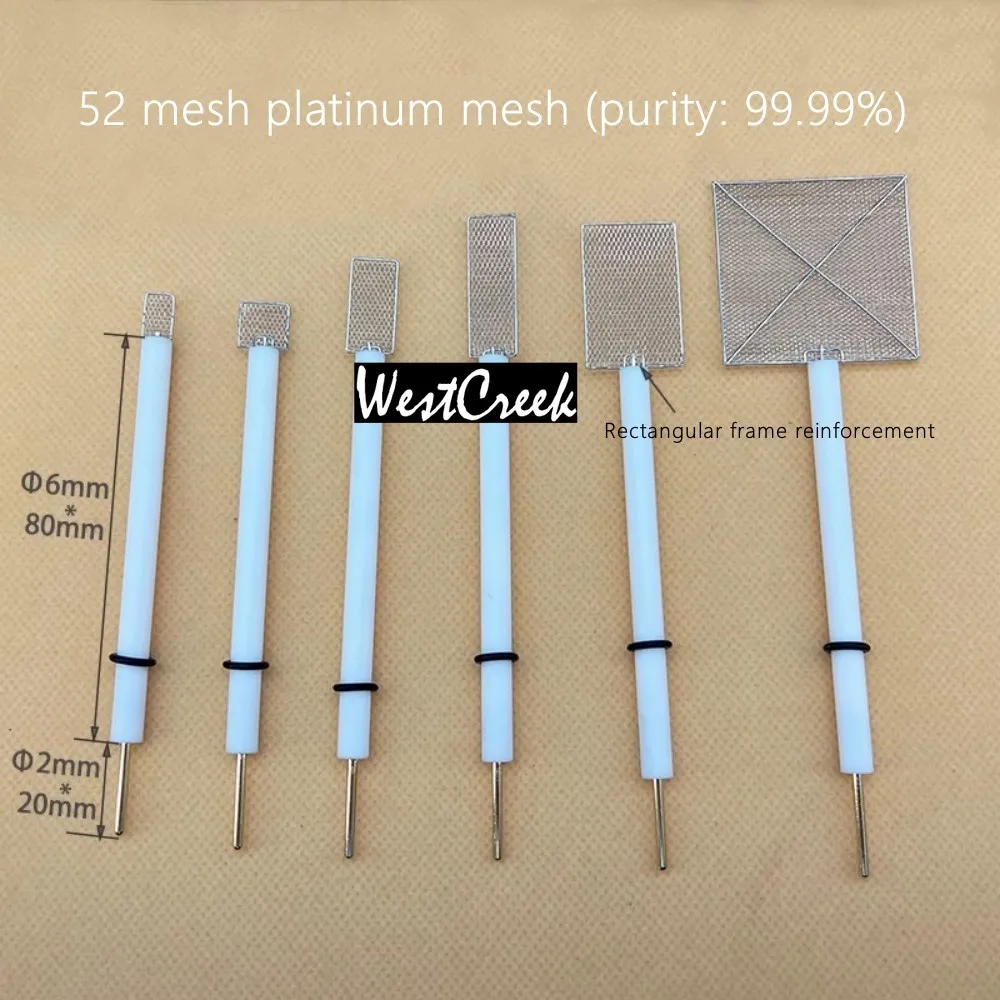 WESTCREEK Platinum Mesh Electrode. Contrast Electrode. Electrochemical Auxiliary . The Purity of Platinum Is Over 99.99%