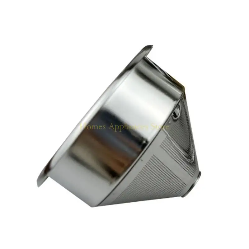 D0AB in acciaio inossidabile manico da caffè ciotola in polvere cestino filtro per macchina da caffè durevole facile da pulire