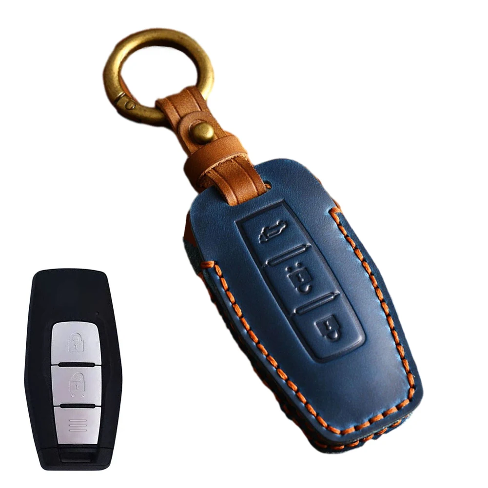 

Чехол для ключей из натуральной кожи, аксессуары для Outlander 2022-2023, сменный чехол для дистанционного ключа, абсолютно новый