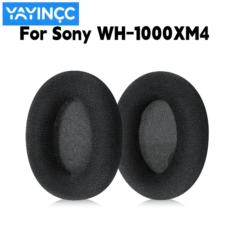 YAYINCC Ersatz-Ohrpolster aus Flanell mit Schnalle für Sony WH-1000XM4 Kopfhörer, Reparaturteile, kein Haarausfall. – Detail 5