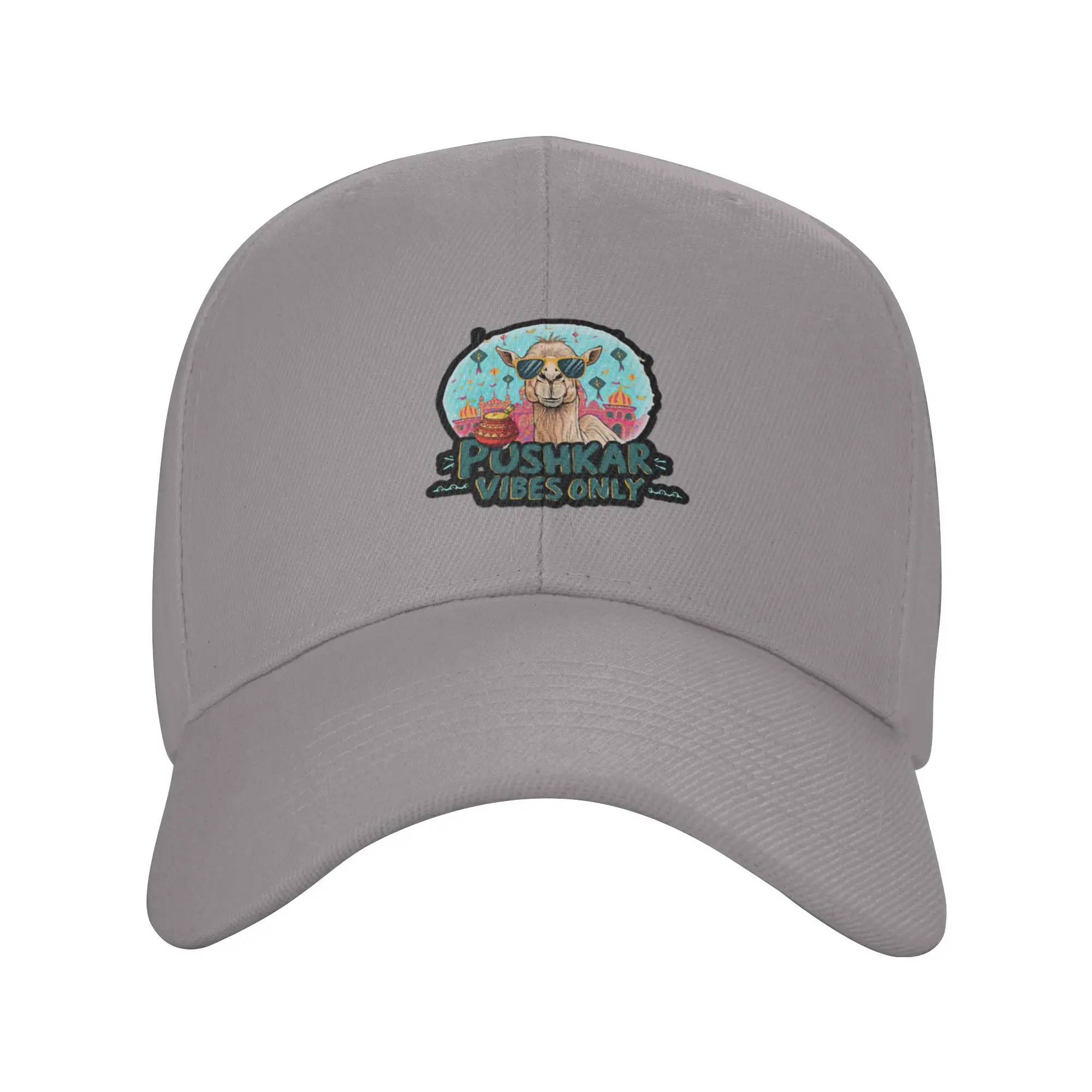 Hot Sale Pushkar Vibes Only Baseball Cap  Fashionable Hat Men Daily Wear Hat Men
