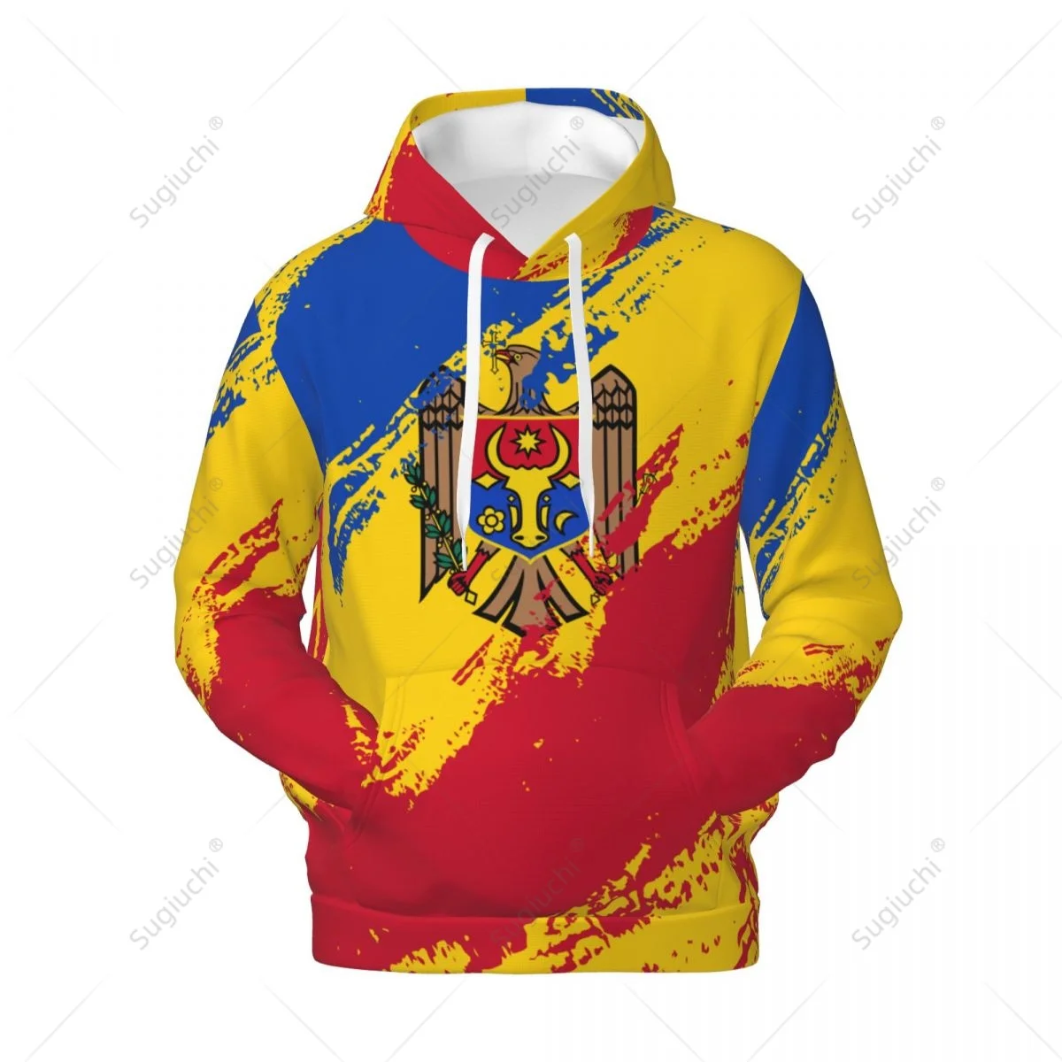 Unisex Moldova Flag Color Hoodie 3D Men Women Harajuku Sweatshirt Pullover Hoodies Polyester Casual