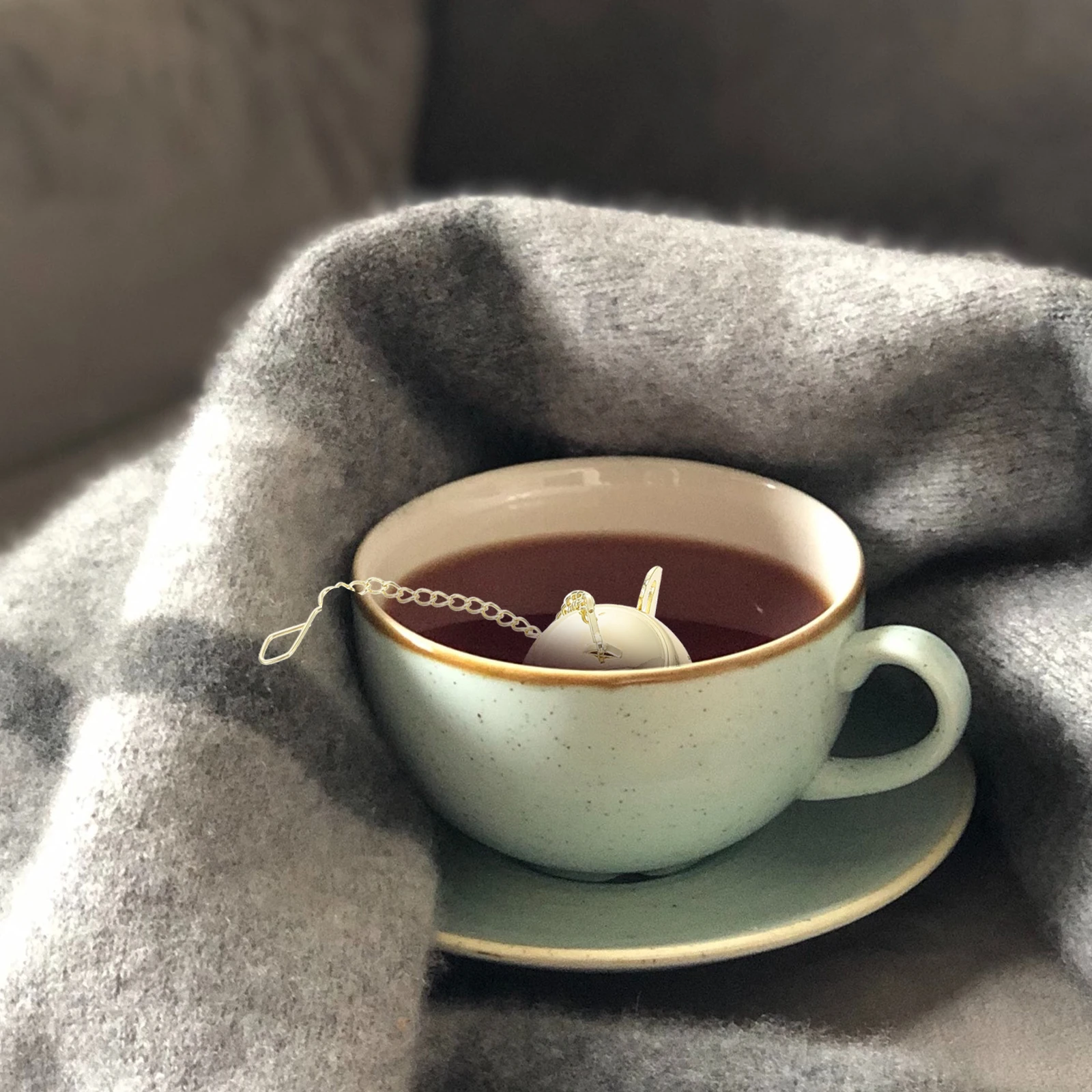 

2pcs Stainless Steel Strainer Portable Infuser For Loose Leaf Home Office Use Hanging Tea Filter Practical Tea Making Tool