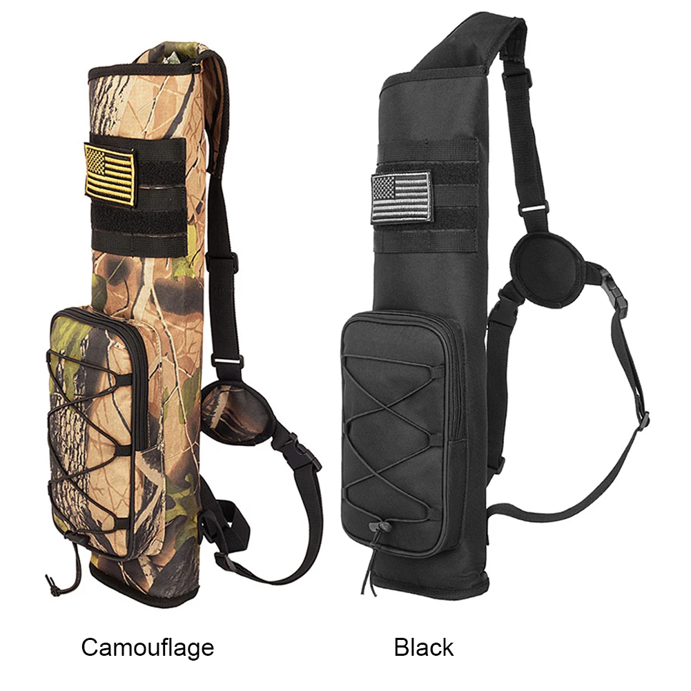 Portátil Hunting Bow Bag, Quiver Holder Bottom, Espessamento cinta ajustável para arco ao ar livre, Caça Acessórios