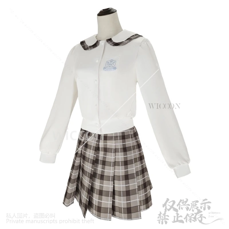 Anime Yosuga Geen Sora Cosplay Kasugano Sora Kostuum Pruik JK Schooluniform Jurk Lolita Vrouw Sexy Leuke Halloween Aangepaste Pak