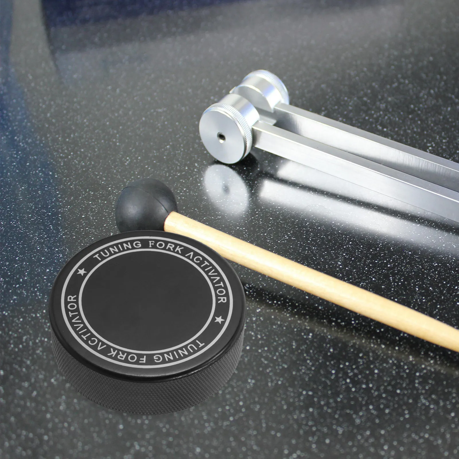 Rubber Tuning Fork Activator Noiseless Vibrational Healing Accessory Easy Grip Sound Therapy Tool Musical Equipment Accessory
