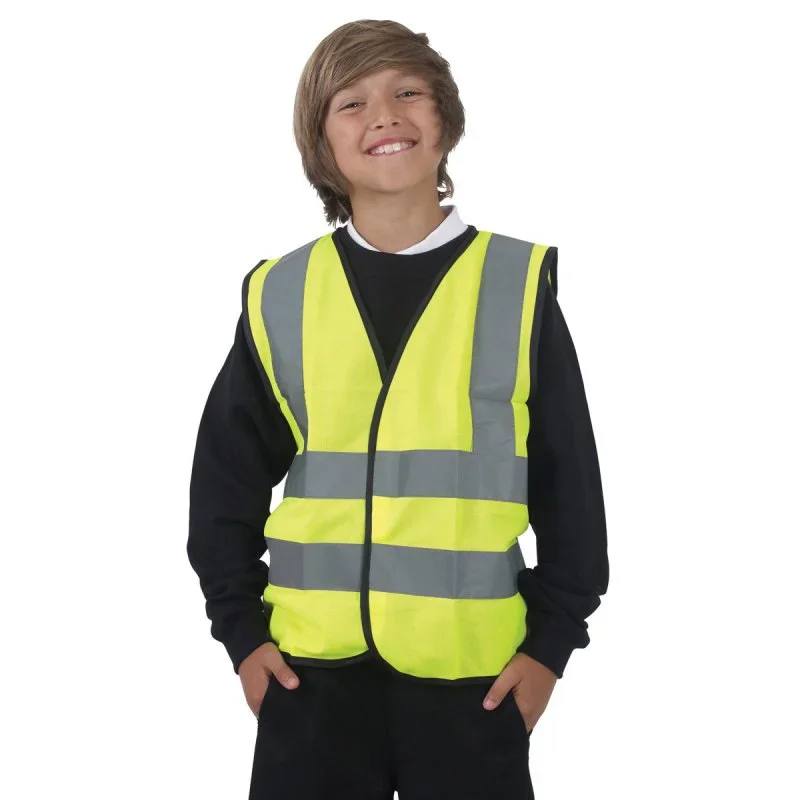 Reflective Vest Sleeveless Tops Traffic Running Safety Reflector with Reflective Stripe Fluorescent Multiple Colors