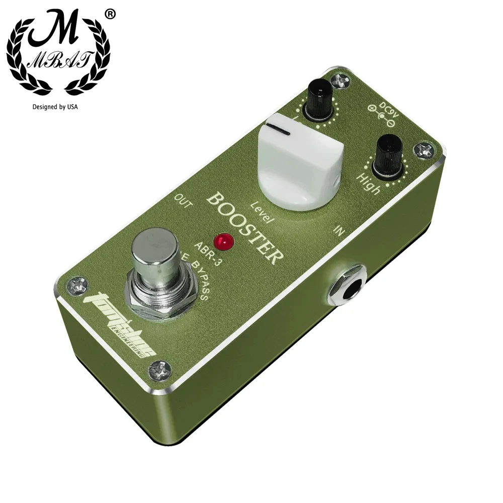 AROMA  ABR-3 Mini  BOOSTER Guitar Effect Pedal with Aluminum Alloy Housing Guitar Accessories True Bypass Durable Effect