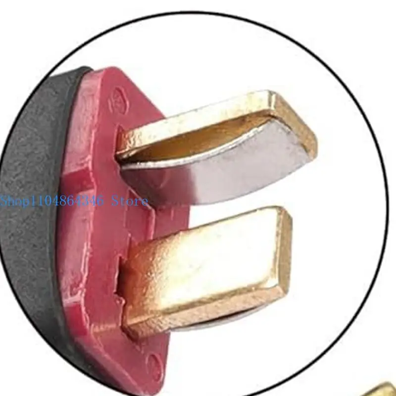 652F 2Pcs T Type Charging Adapter For Remote Aerial Vehicle Truck Battery Conversion