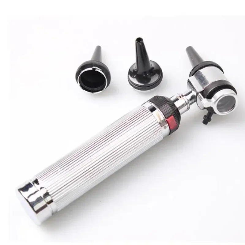 Portable LED Veterinary Otoscope Magnifying Ear Check Tool With Speculum Tips For Dogs Cats Pets Ear Cleaning And Disease