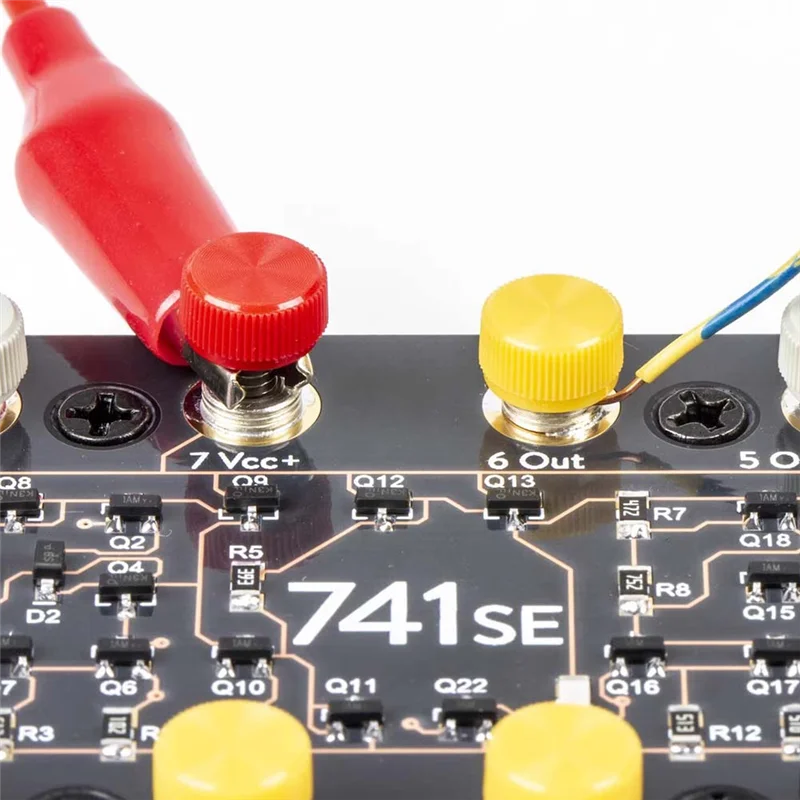 ABZW 741 학습 키트 연산 증폭기 원리 트랜지스터, 제조, 칩 및 아날로그 회로 구성 요소