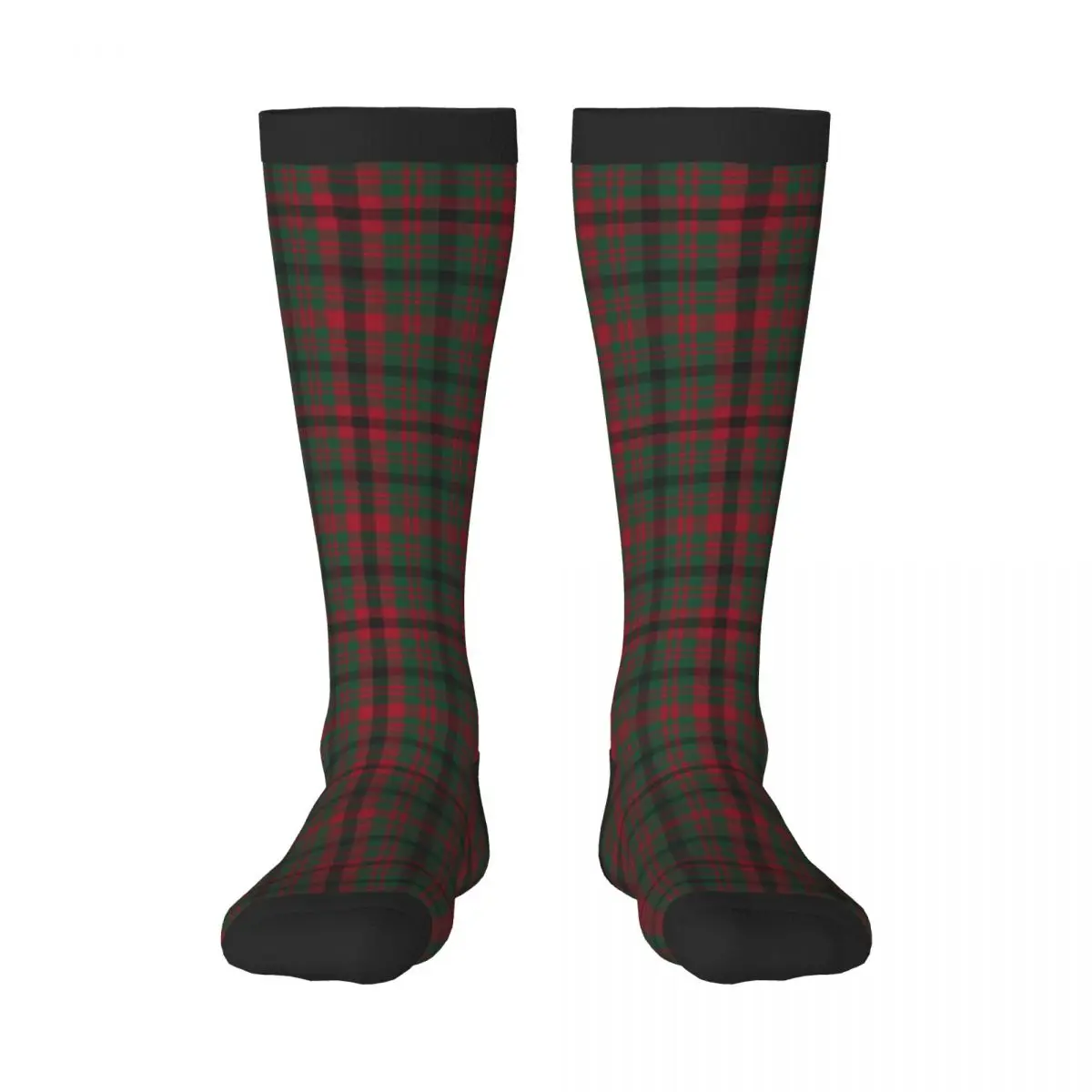 

Knee Long Stocking Christmas Plaid Tartan Textiles Adult Socks Stockings