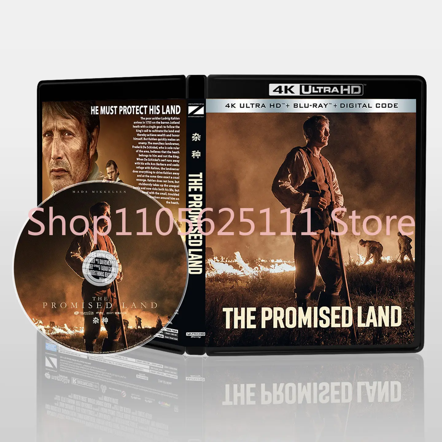 La Terre Promise/Terre du Roi/Bastarden (2023) Disque Blu-ray 4K UHD, Biographie historique haute définition