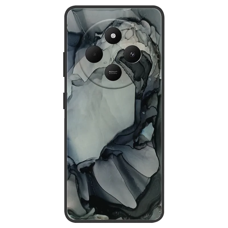 TPU Phone Case For Xiaomi Redmi 14C Case Shockproof Soft Silicone Phone Cover for Xiaomi POCO C75 Black Shell Redmi14C 4G Bumper