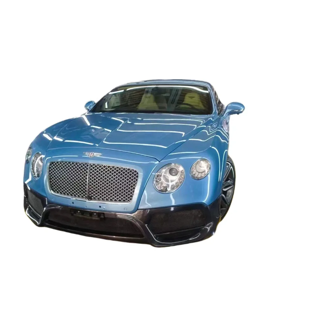 

YICKU Hight Quality Body Kit For Bentley Continental GT Upgrade V Style Front Lip Side Skirts Rear Diffuser FRP