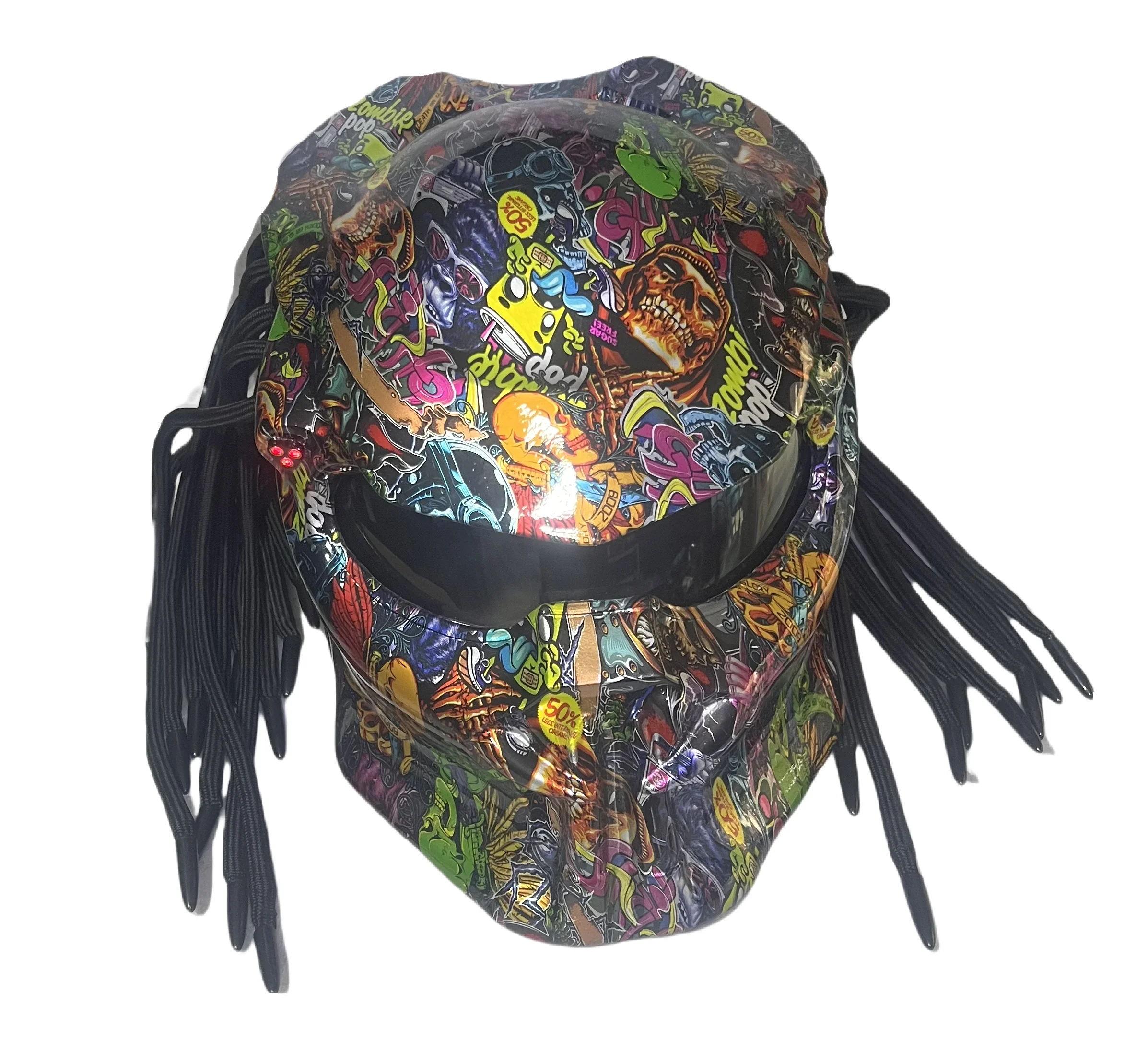 خوذة المفترس خوذة الاتصال الداخلي بلوتوث خوذة ذكية Capacete Para Moto/capacete Para Moto