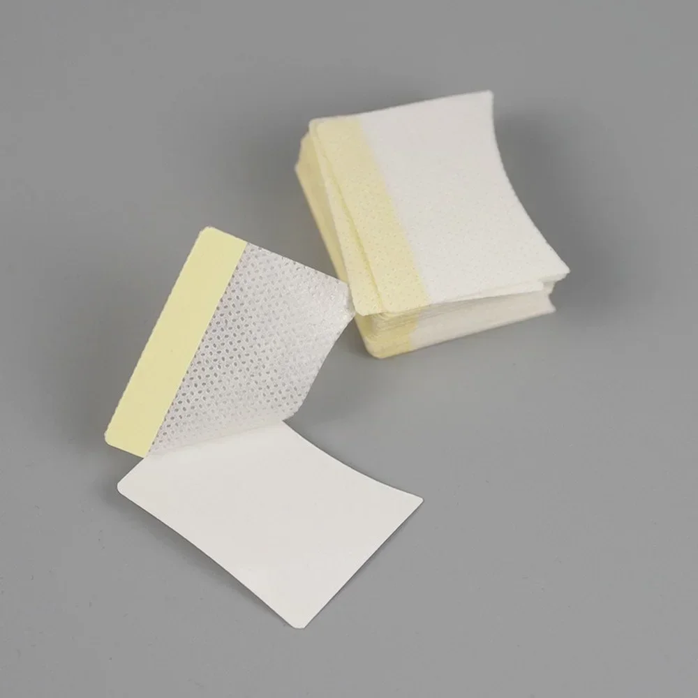 Algodão descartável sob almofadas de olho remendos, adesivo de remendo de extensão de cílios, ferramenta de maquiagem para remover cílios postiços