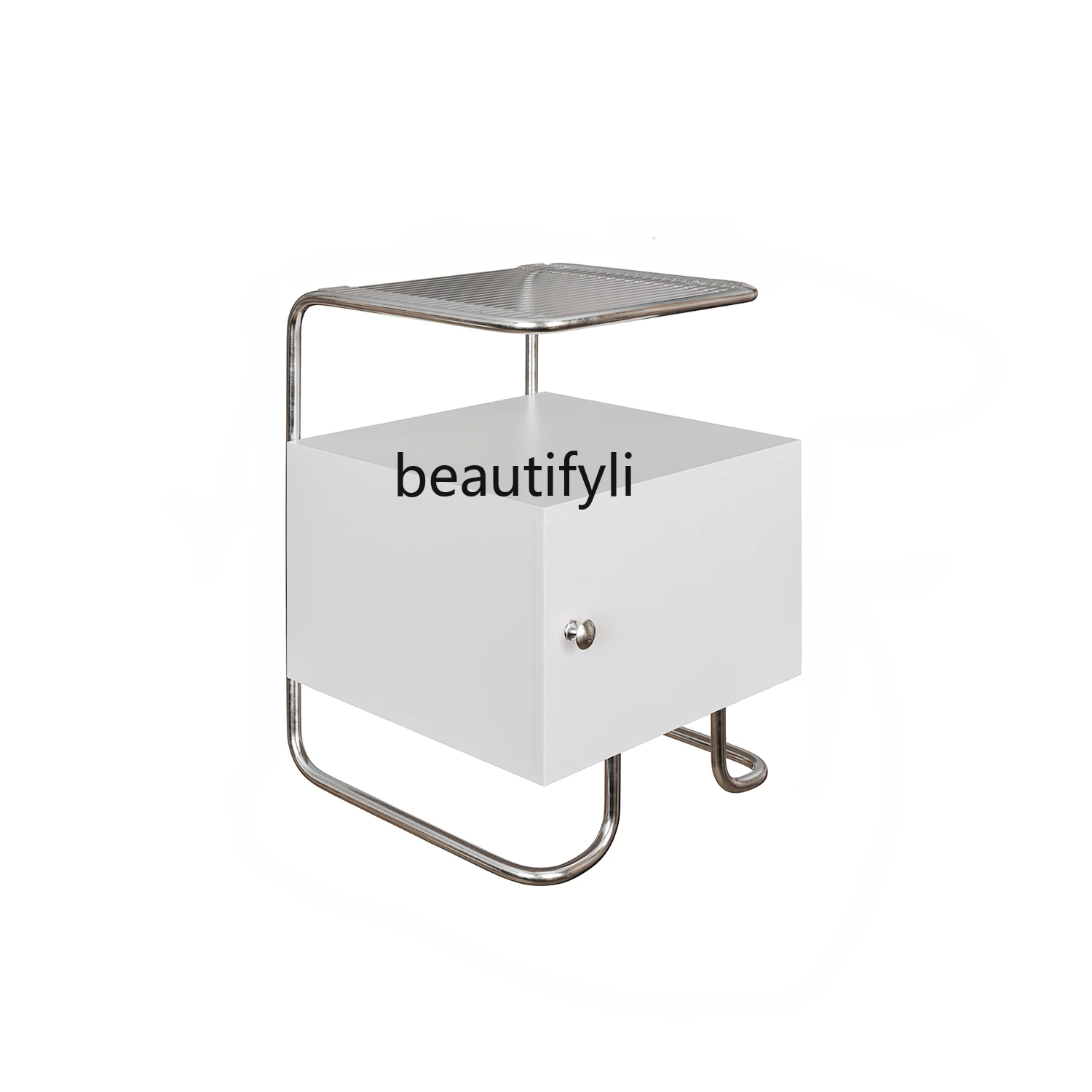 Solid Wood Simplicity Bedside Table Creative Designer Bedroom Bedside Cabinet Modern Light Luxury Small Storage Cabinet