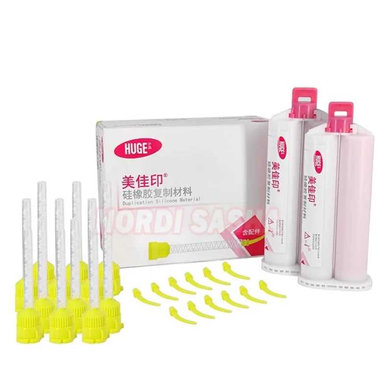 HUGE Artificial Gum Gel A-Silicone Elastic For Gingival Mask Dental Lab Duplication Silicone Impression Materials
