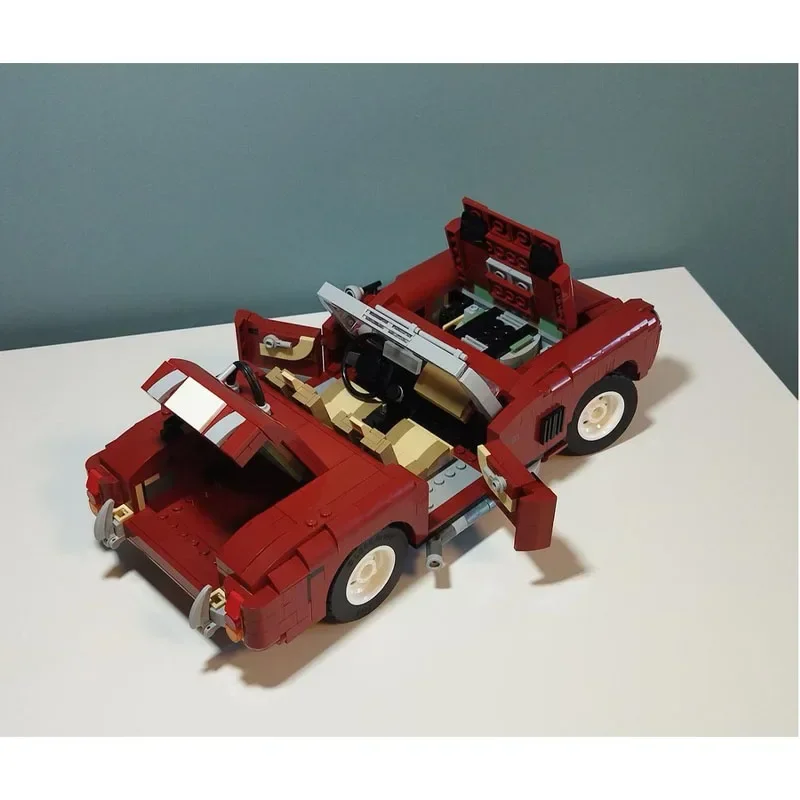 

MOC-94700, красные очки, новые спортивные автомобильные гоночные строительные блоки, 1000 деталей MOC, креативные детские строительные блоки для мальчиков, игрушки, подарки