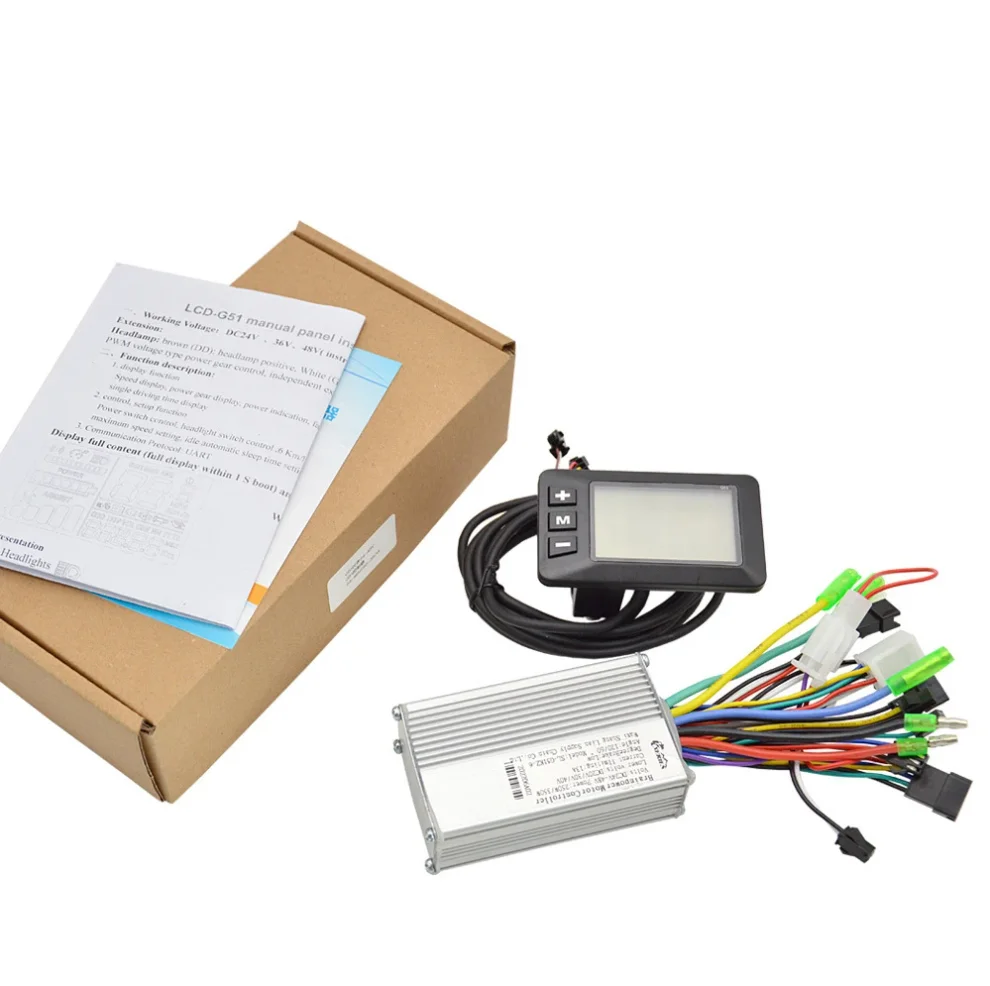 

2026 New - 24/36/48/60V G51 Instrument Controller Set 250W 350W Motor Brushless Controller Intelligent LCD Instrument Set