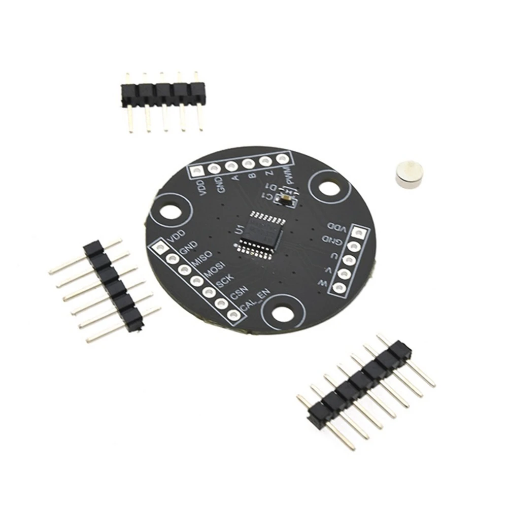T35C MT6826S High High Speed Magnetic Encoder Magnetic Induction Angle Measurement Sensors Module ABZ UVW