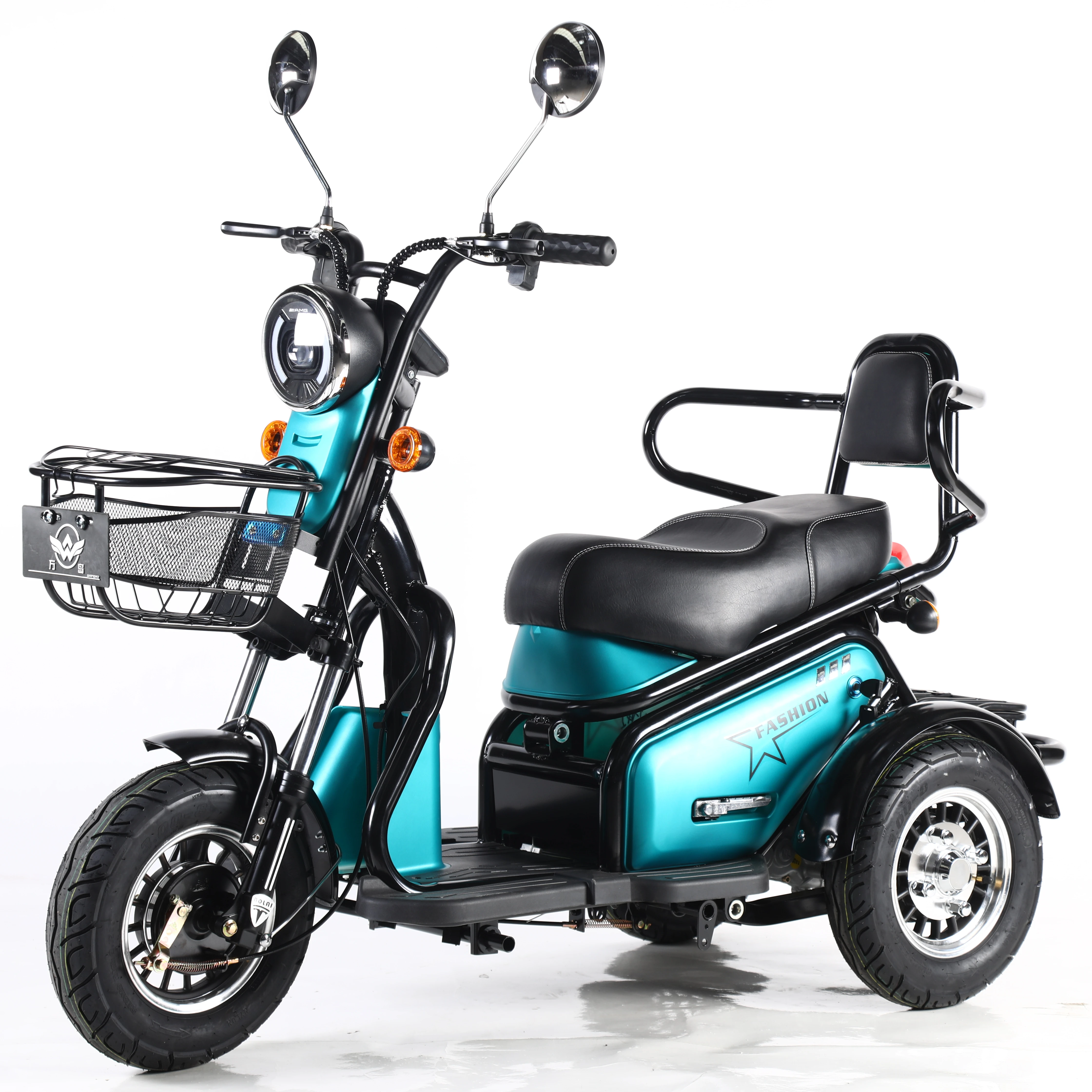 

500W 48V Electric Tricycle China Tianjin Tricycle Factory Custom 3 Gear Variable Speed Passenger Adu Electric Tricycle Export