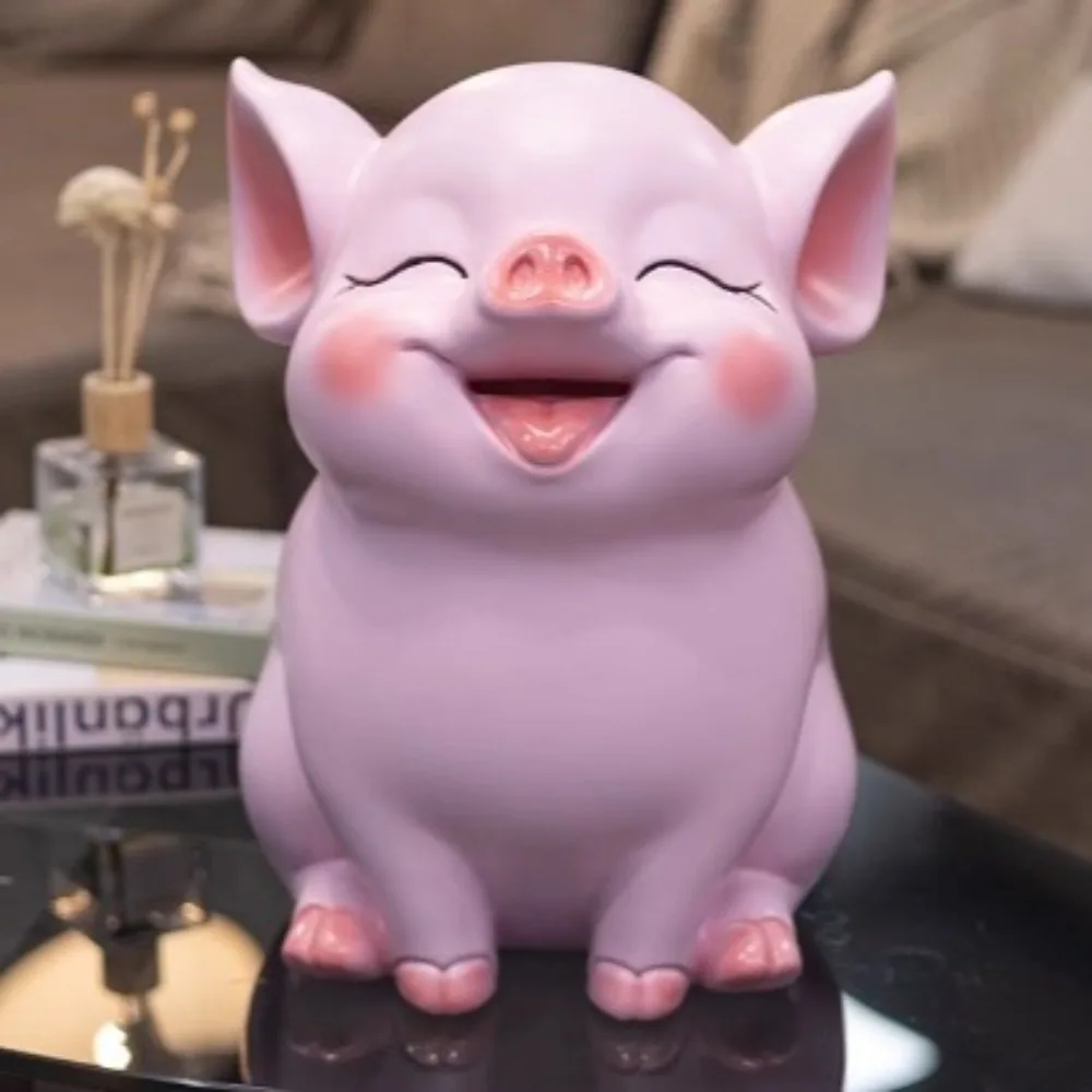 ออมทรัพย์ถังหมู Piggy Bank ขนาดใหญ่ความจุตกแต่ง Zodiac หมูเครื่องประดับการ์ตูนเปิดกล่องเงินการ์ตูนของเล่นเด็ก