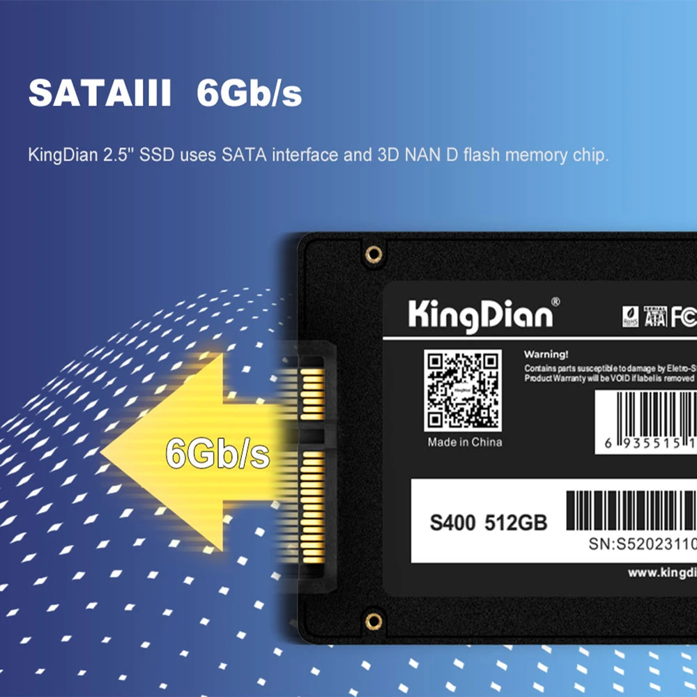 KingDian SSD 120GB 128GB 240GB 256GB 480GB 512GB 1TB 2TB 3D NAND 2.5\