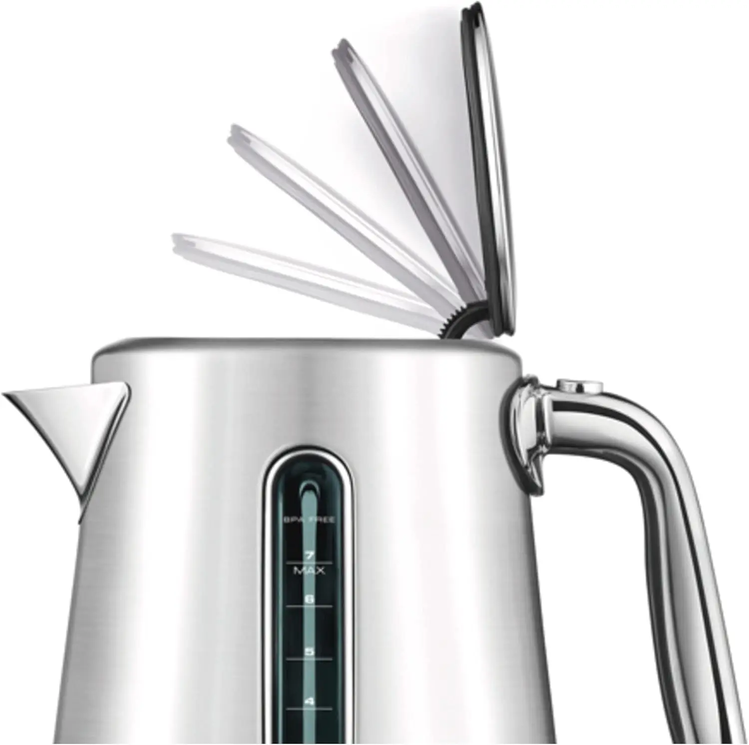the Smart Kettle™ Luxe Electric Kettle, BKE845BSS, Brushed Stainless Steel