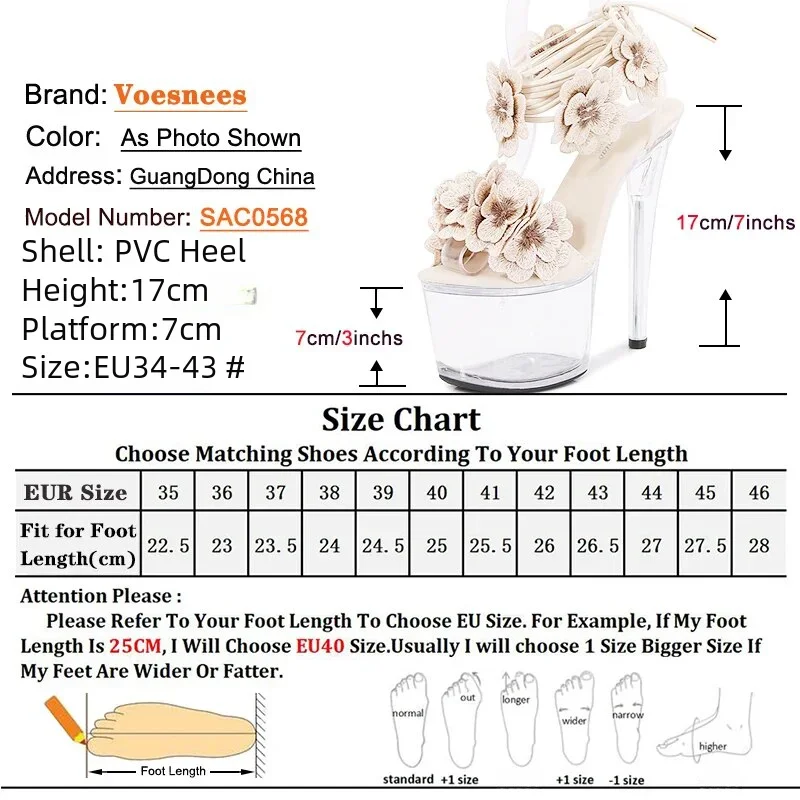 Crystal Women Sandals 17cm Thin Heels Ankle Strap Summer High Heels  Sexy Party Shoes For Women Handmade Flowers Modern Sandals