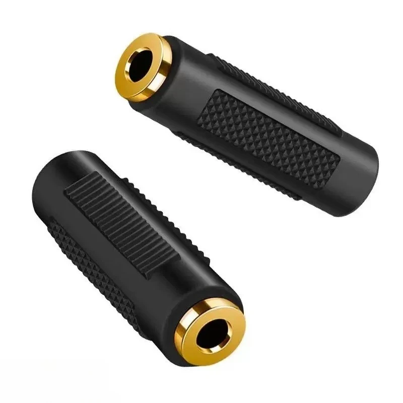 1PC Hot Sale 3.5mm Female to Female F/F Audio Stereo Adapter Headphone Jack Connector Cables Coupler Extension Plug