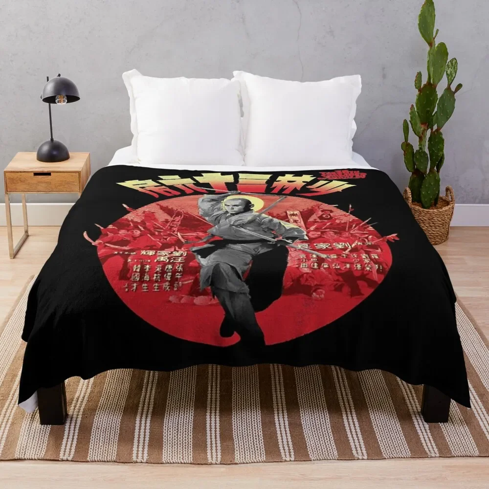 

36th Chamber of Shaolin Kung Fu Martial Arts Throw Blanket Summer Cool Breathable Blanket for Sleeping