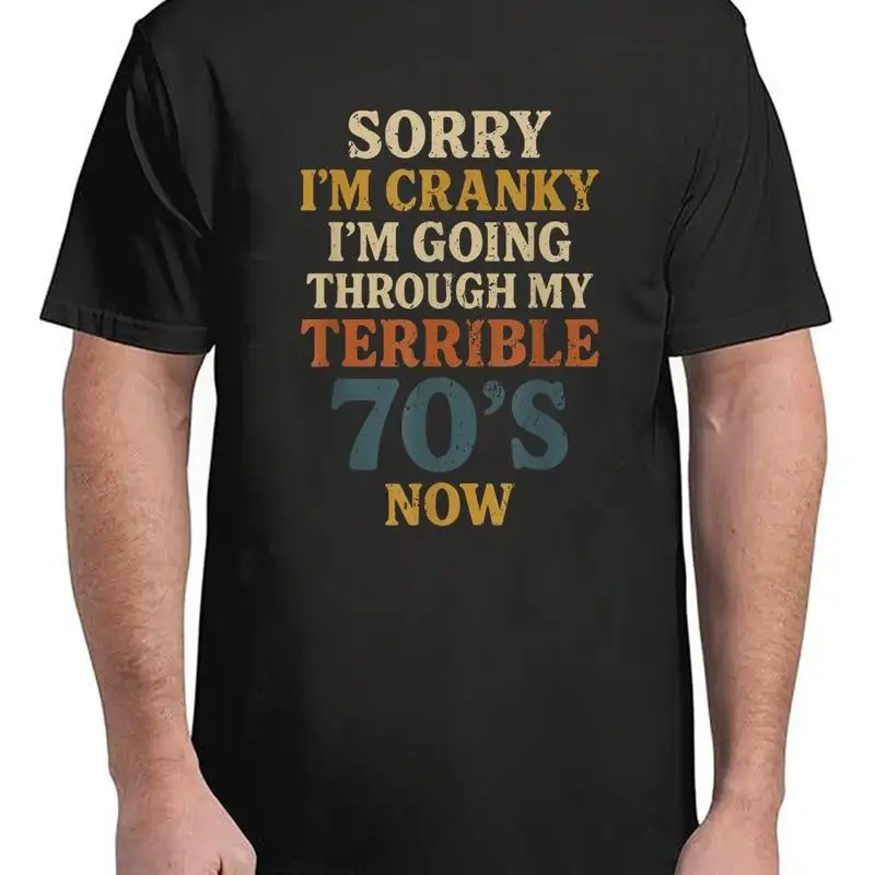 

Классическая футболка для взрослых I'M Going Through My Terrible 70-х годов S 4XL