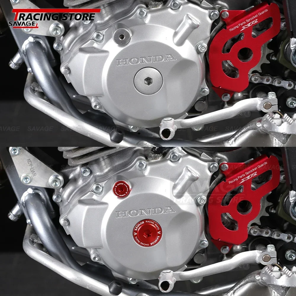 XR250R XR400R 크랭크 케이스 커버 나사 블롯, 스트레이트 플러그, 발전기 캡, 혼다 XR650L XR650R XR250 XR400 CRF250R CRF450R FX650