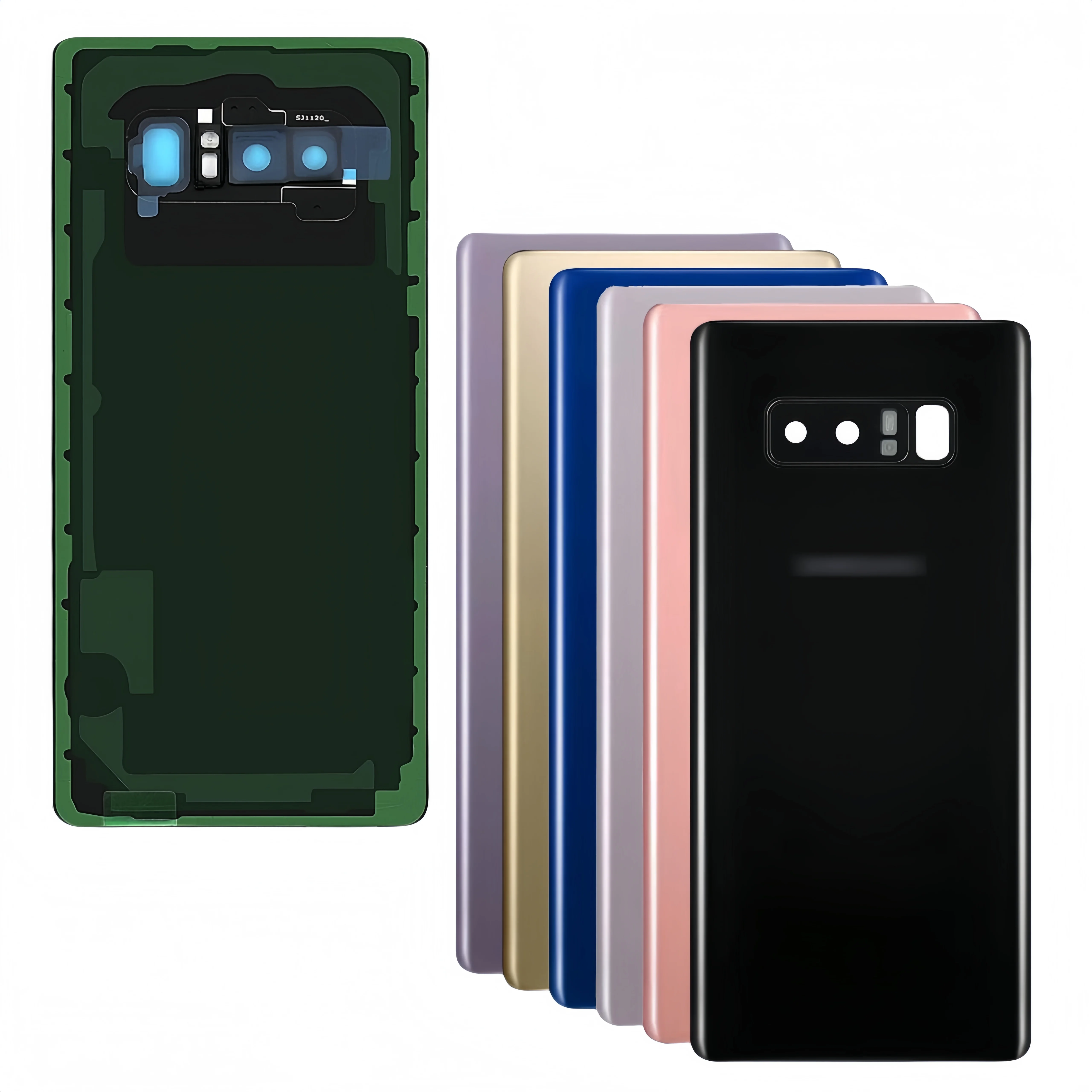 Back Glass Replacement for Samsung Galaxy Note 8 SM-N950F SM-N9500 SM-N950U1 SM-N950N SC-01K SM-N950FD Back Cover Rear Housing