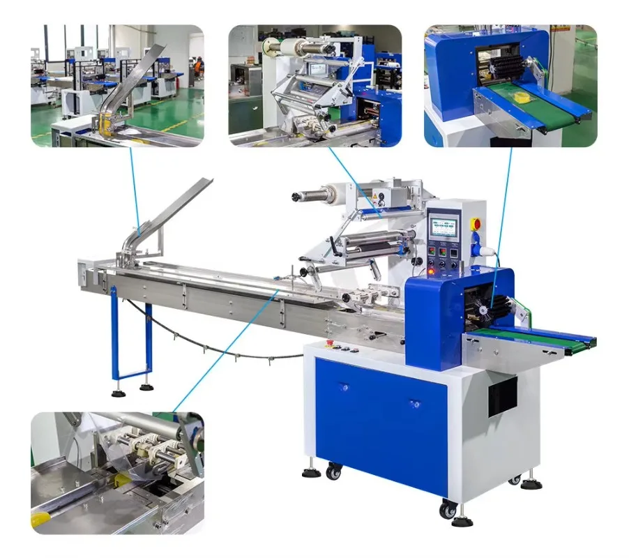 High-speed Pillow Packaging Machine for Fast and Efficient Packaging of Food and Non-food Items Customized