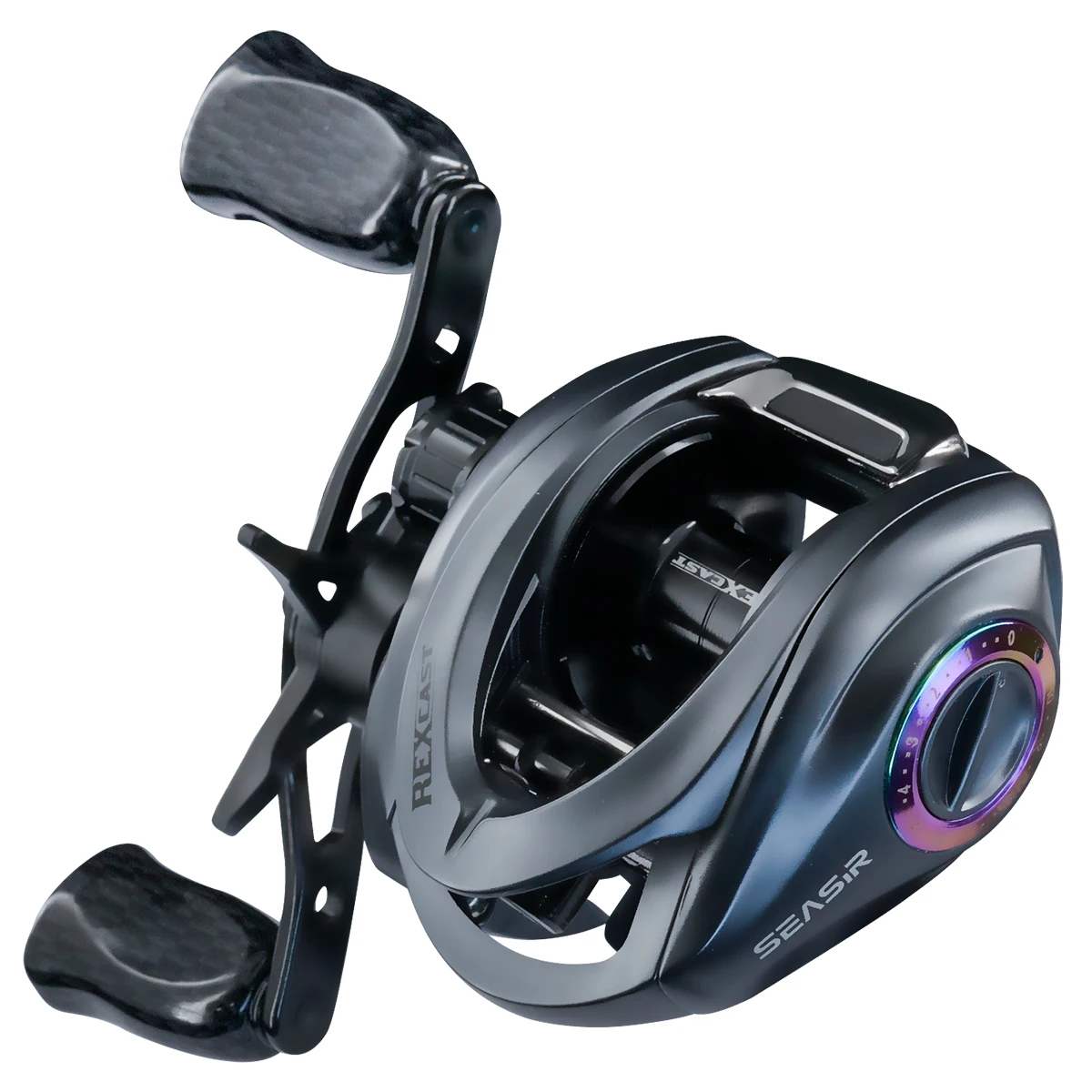 リール SEASIR DC REXCAST Seasir Rexcast Baitcaster Long Cast Max Drag 12kg Carbon Washers