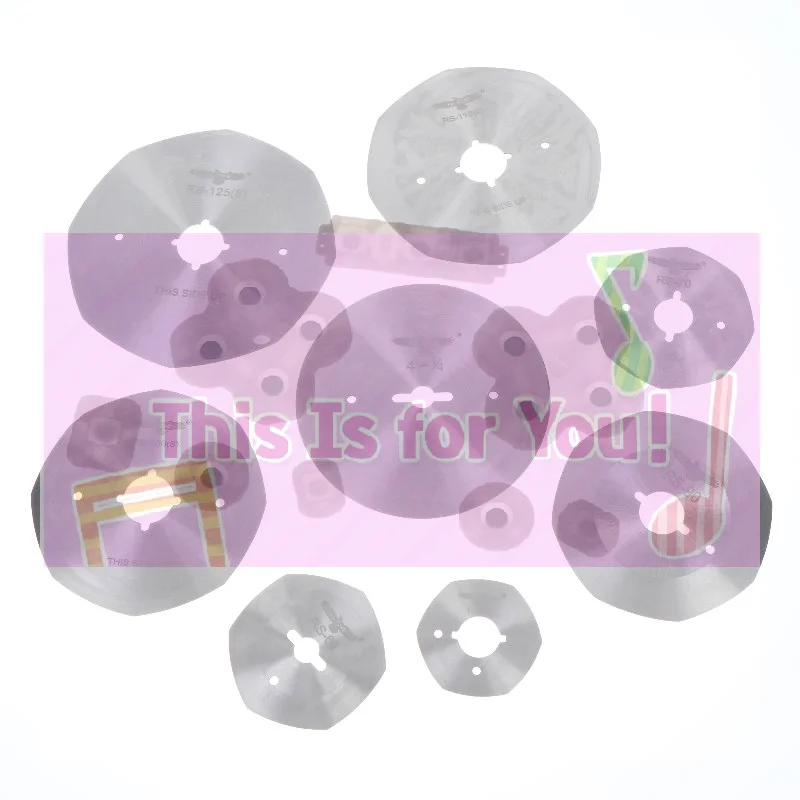【MA】1 PCS Round Knife Octagonal Knife Golden Eagle 1/4 50 65 70 90 100 110 125 Fabric Cutting Machine Parts