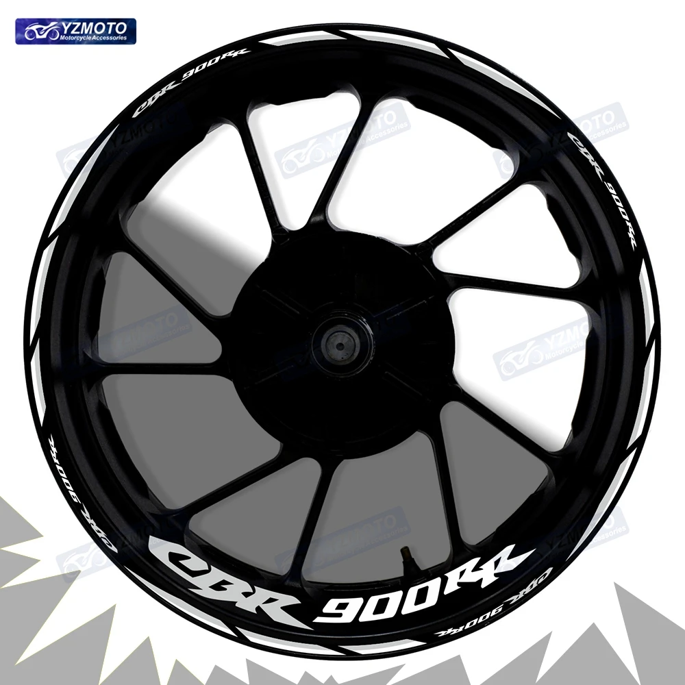 

Для Honda CBR 900RR CBR900RR мотоцикла 17-дюймовая наклейка на переднее и заднее колесо, наклейка на ступицу, гоночный светоотражающий декоративный обод, наклейки