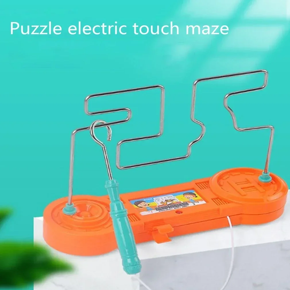 Buzz Wire Game Kids Collision Electric Shock Maze Touch Game Toy Play in Family Party Boy Girl Gift Circuit Science Experiment