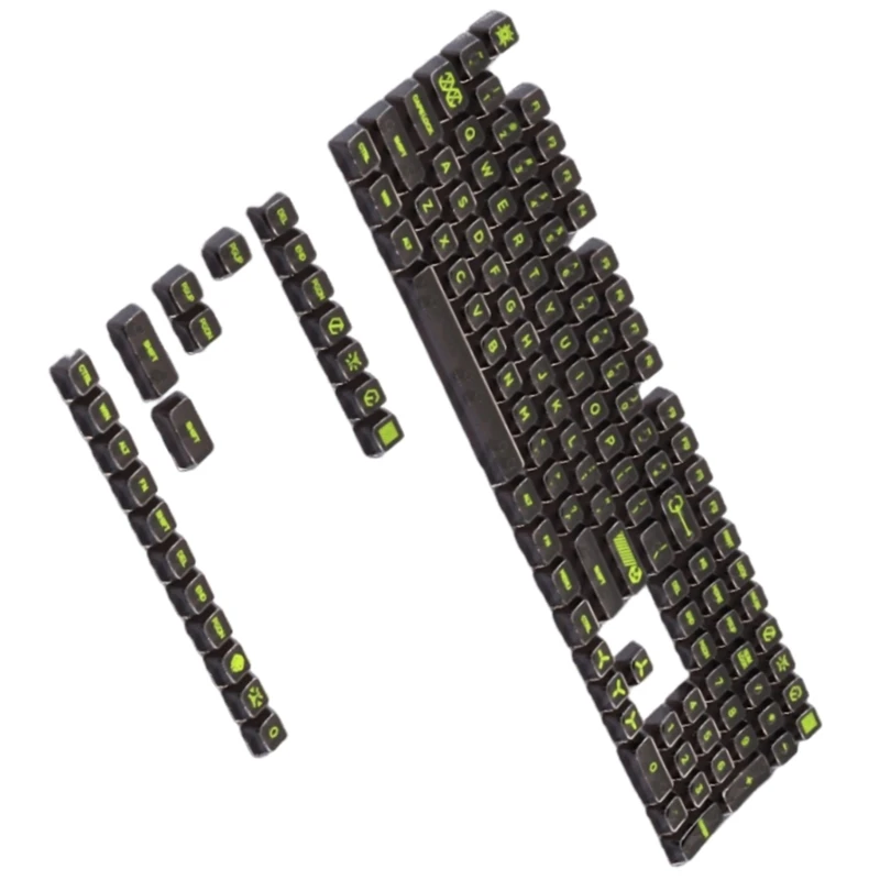 Estetica della tastiera migliorata Copritasti trasparenti da 131 tasti per tastiere meccaniche