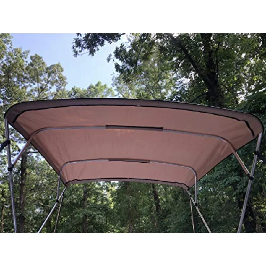 

Сменный брезентовый тент для бимини-топа с чехлом, бежевый, 8 футов в длину x 8,5 футов в ширину, 16 унций