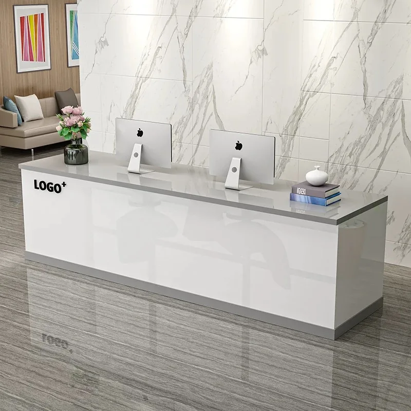 

~* Hot-Selling Exclusive Office Furniture Beauty Salon Reception Counter Table Reception Desk