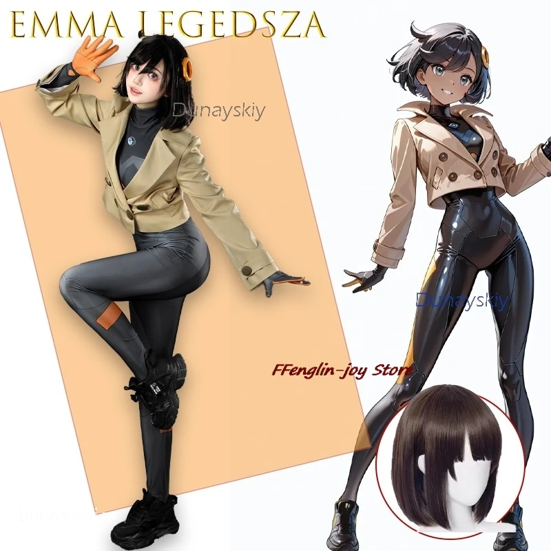 الحدث disfraz النساء لعبة LegendsZA إيما تأثيري حلي لعبة طبق الاصل الزي مجموعة أنيمي الزي تمويه