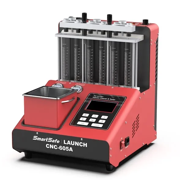 Launch Smartsafe iSmartINC 605 CNC605A Ultra Sound Injector Cleaner And Tester For GDI EFI SFI Injector Nozzles