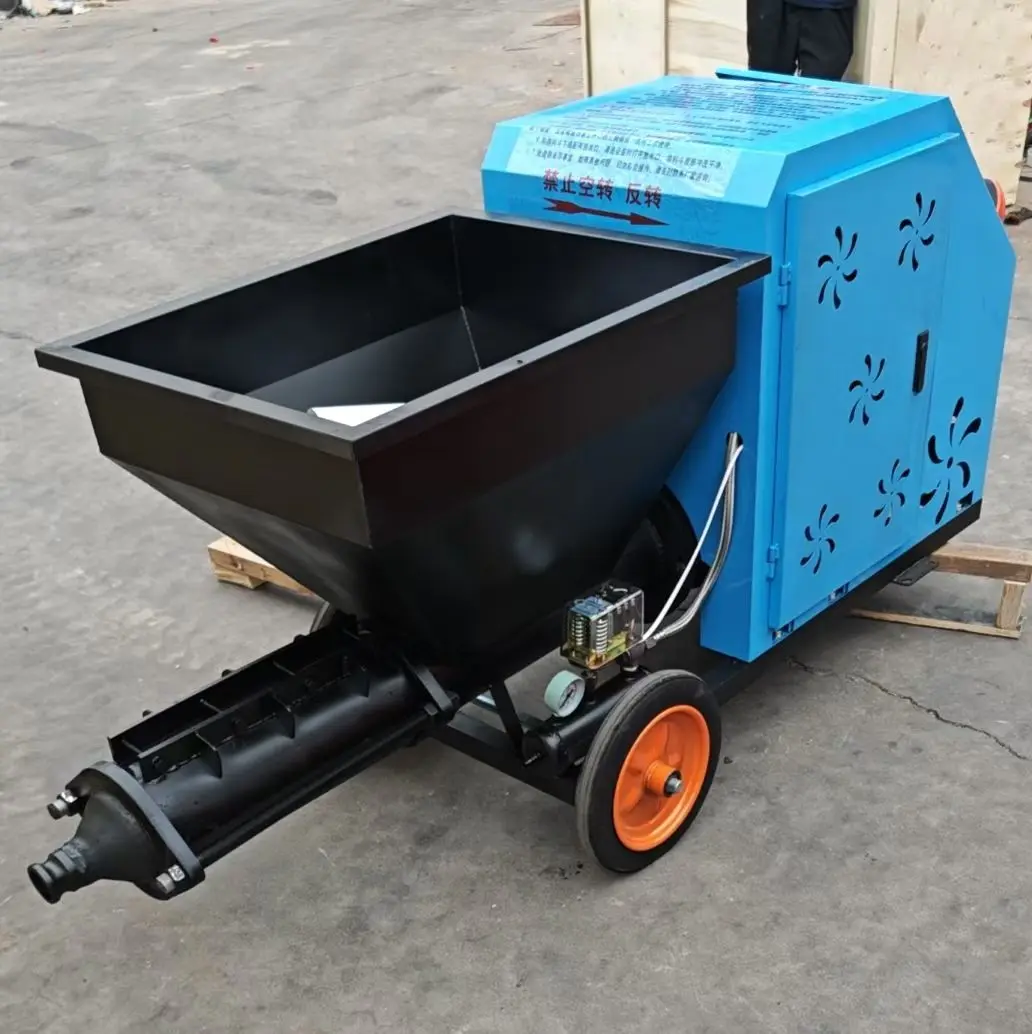 Multifunctional Powder Wall Plastering, Roughening, Cement Mortar Fireproof Coating, Real Stone Paint Spraying Machine